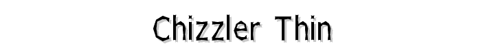 Chizzler Thin font